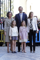 Ostermesse mit der spanischen Königsfamilie, Palma de Mallorca