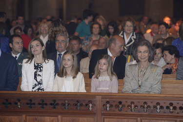 Ostermesse mit der spanischen Königsfamilie, Palma de Mallorca