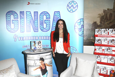 Fernanda Brandao präsentiert ihr Fitnessprogramm GINGA, Hamburg