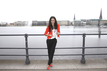 Fernanda Brandao präsentiert ihr Fitnessprogramm GINGA, Hamburg