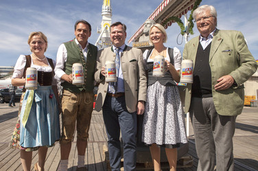 Pressetermin zum Frühlingsfest 2015, München