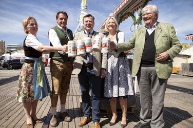 Pressetermin zum Frühlingsfest 2015, München