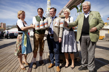 Pressetermin zum Frühlingsfest 2015, München