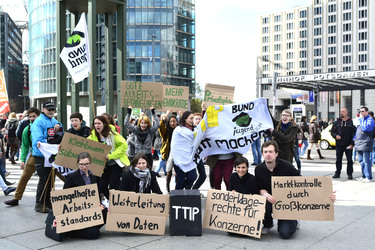 Aktiontag gegen das Freihandelsabkommen, Berlin