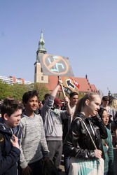 Schülerdemo für Flüchtlingsrechte, Berlin