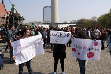Schülerdemo für Flüchtlingsrechte, Berlin