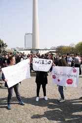 Schülerdemo für Flüchtlingsrechte, Berlin