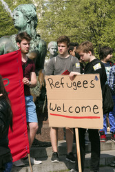 Schülerdemo für Flüchtlingsrechte, Berlin