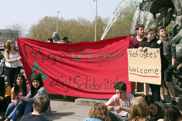 Schülerdemo für Flüchtlingsrechte, Berlin