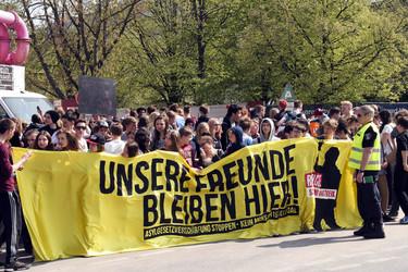 Schülerdemo für Flüchtlingsrechte, Berlin