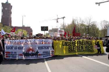 Schülerdemo für Flüchtlingsrechte, Berlin
