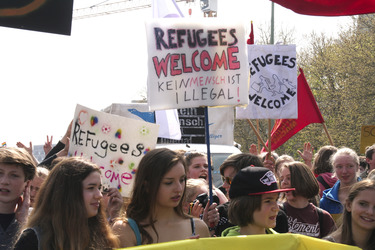 Schülerdemo für Flüchtlingsrechte, Berlin