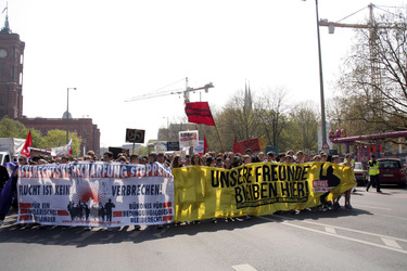 Schülerdemo für Flüchtlingsrechte, Berlin