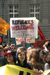 Schülerdemo für Flüchtlingsrechte, Berlin