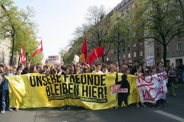 Schülerdemo für Flüchtlingsrechte, Berlin