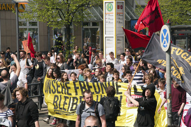 Schülerdemo für Flüchtlingsrechte, Berlin