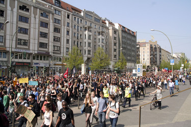 Schülerdemo für Flüchtlingsrechte, Berlin