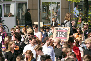 Schülerdemo für Flüchtlingsrechte, Berlin
