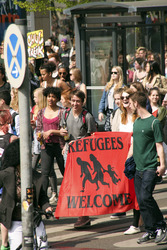Schülerdemo für Flüchtlingsrechte, Berlin