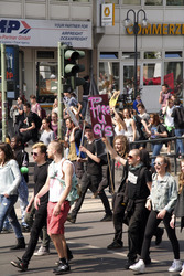 Schülerdemo für Flüchtlingsrechte, Berlin