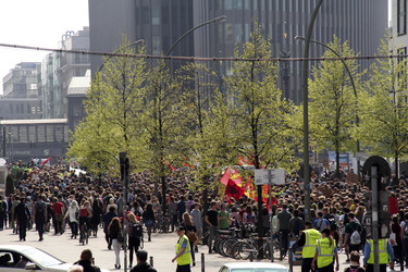 Schülerdemo für Flüchtlingsrechte, Berlin