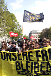 Schülerdemo für Flüchtlingsrechte, Berlin