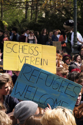 Schülerdemo für Flüchtlingsrechte, Berlin