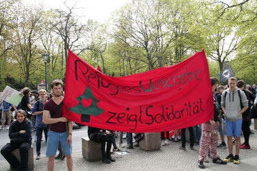 Schülerdemo für Flüchtlingsrechte, Berlin