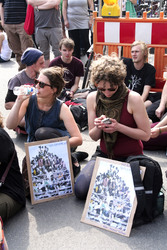 Protest vor der Berliner EU-Kommission, Berlin