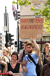 Protest vor der Berliner EU-Kommission, Berlin