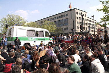 Protest vor der Berliner EU-Kommission, Berlin