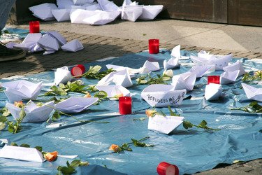 Protest vor der Berliner EU-Kommission, Berlin