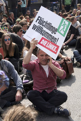 Protest vor der Berliner EU-Kommission, Berlin