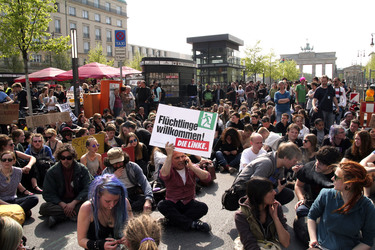 Protest vor der Berliner EU-Kommission, Berlin