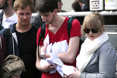 Protest vor der Berliner EU-Kommission, Berlin