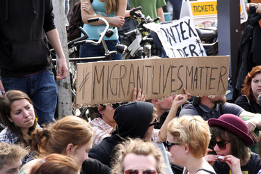 Protest vor der Berliner EU-Kommission, Berlin