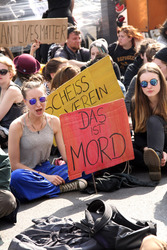 Protest vor der Berliner EU-Kommission, Berlin