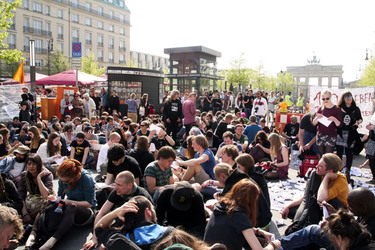 Protest vor der Berliner EU-Kommission, Berlin
