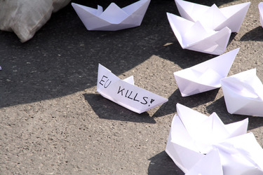 Protest vor der Berliner EU-Kommission, Berlin