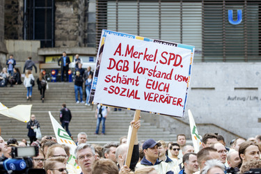 Kundgebung der GDL in Köln