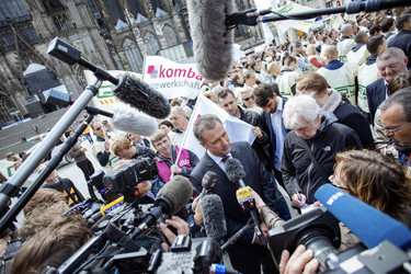 Kundgebung der GDL in Köln