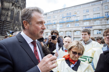 Kundgebung der GDL in Köln