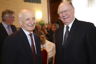 Preisverleihungen an Peter Kubelka und Gertraud Jesserer in Wien
