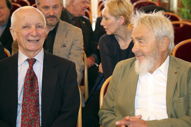 Preisverleihungen an Peter Kubelka und Gertraud Jesserer in Wien