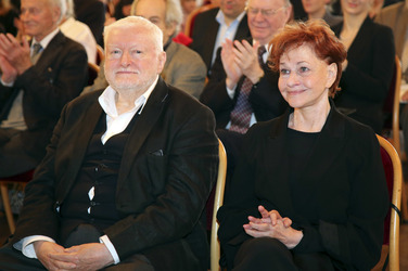 Preisverleihungen an Peter Kubelka und Gertraud Jesserer in Wien