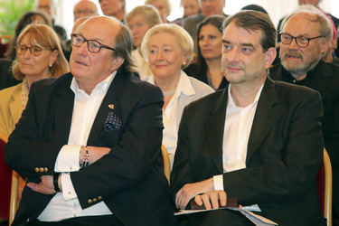 Preisverleihungen an Peter Kubelka und Gertraud Jesserer in Wien