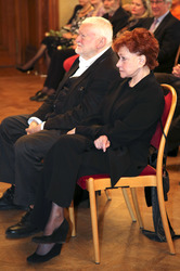 Preisverleihungen an Peter Kubelka und Gertraud Jesserer in Wien