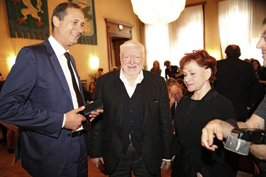 Preisverleihungen an Peter Kubelka und Gertraud Jesserer in Wien