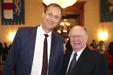 Preisverleihungen an Peter Kubelka und Gertraud Jesserer in Wien