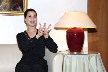 Ann Sophie in der Österreichischen Botschaft in Berlin